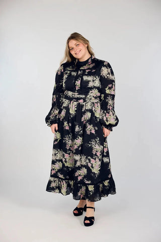 Careless Kjole Guro maxikjole - Svart