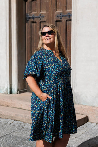 Careless Kjole Iselin kjole - Mørkeblå