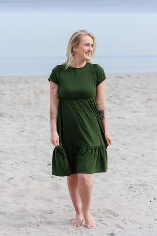 Careless Kjole Lilje kjole - Grønn
