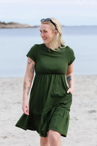 Careless Kjole Lilje kjole - Grønn