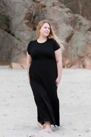 Careless Kjole Lilje maxikjole - Svart
