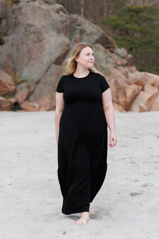 Careless Kjole Lilje maxikjole - Svart