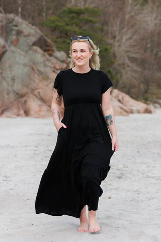 Careless Kjole Lilje maxikjole - Svart