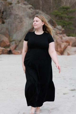 Careless Kjole Lilje maxikjole - Svart