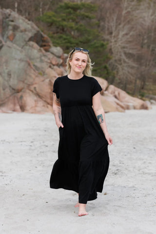Careless Kjole Lilje maxikjole - Svart
