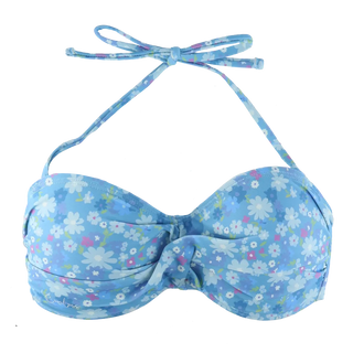 Careless Kypros bikinitopp - Lyseblå - Flower Boom Groups