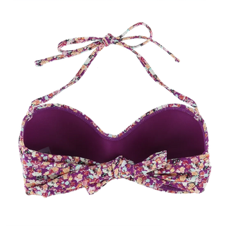 Careless Kypros bikinitopp - Mørkelilla - Blossom Symphony
