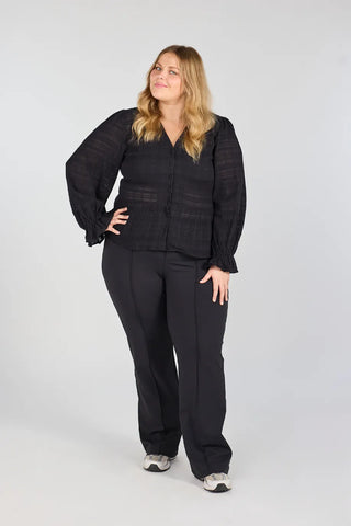 Careless Mari Bluse - Svart