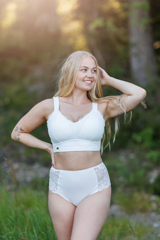 Careless Mid Waist Anne Mid Waist - Bright White