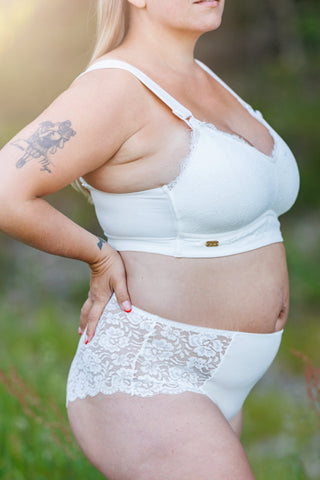 Careless Mid Waist Anne Mid Waist - Bright White