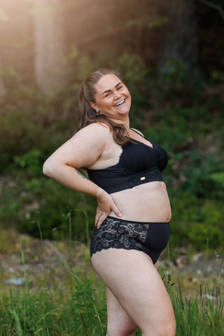 Careless Mid Waist Mid Waist - Black Onyx