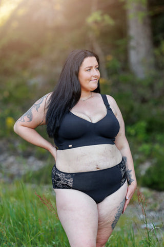 Careless Mid Waist Mid Waist - Black Onyx