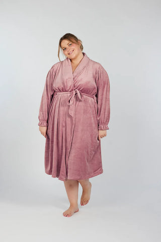 Careless Morgenkåpe Fluffy Morgenkåpe - Lys rosa