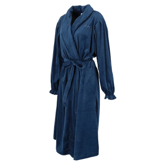 Careless Morgenkåpe Fluffy Morgenkåpe - Mørk blå