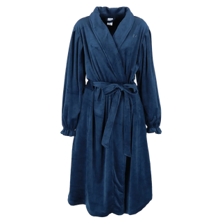 Careless Morgenkåpe Fluffy Morgenkåpe - Mørk blå