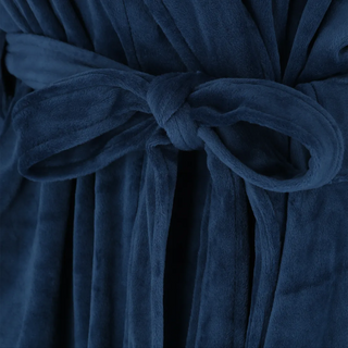 Careless Morgenkåpe Fluffy Morgenkåpe - Mørk blå
