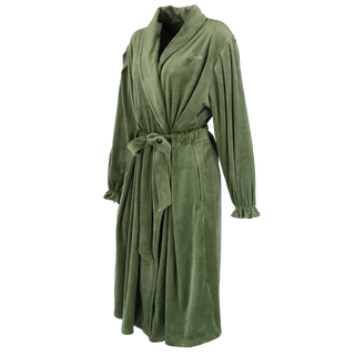 Careless Morgenkåpe Fluffy Morgenkåpe - Mørk grønn