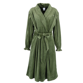 Careless Morgenkåpe Fluffy Morgenkåpe - Mørk grønn