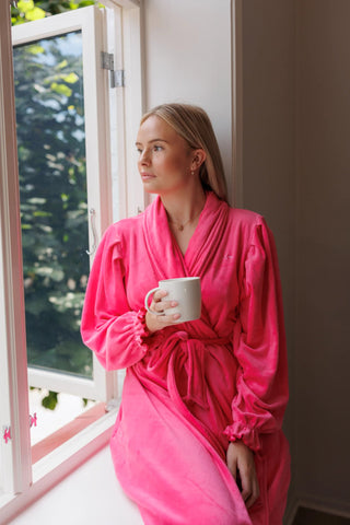 Careless Morgenkåpe Fluffy Morgenkåpe - Rosa