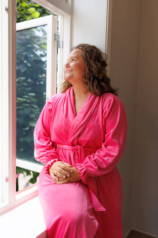 Careless Morgenkåpe Fluffy Morgenkåpe - Rosa