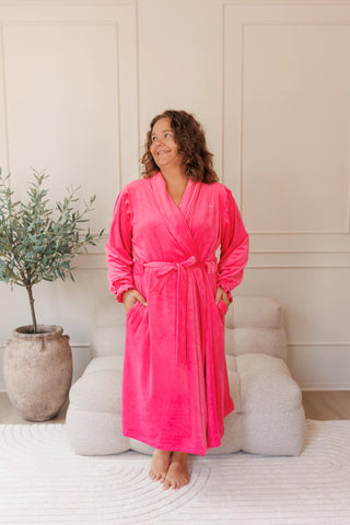 Careless Morgenkåpe Fluffy Morgenkåpe - Rosa