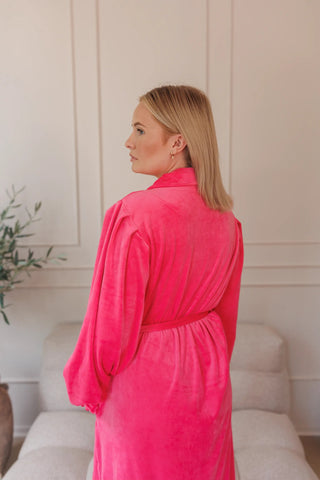 Careless Morgenkåpe Fluffy Morgenkåpe - Rosa