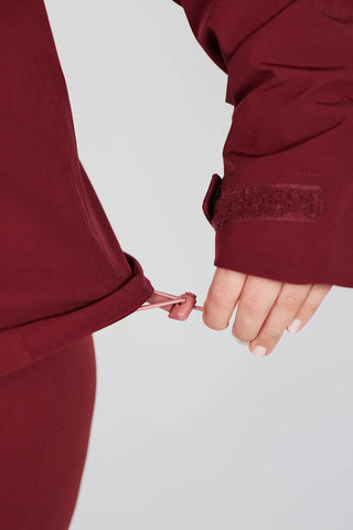 Careless Mylla 2 Layer Shell Jacket - Burgunder