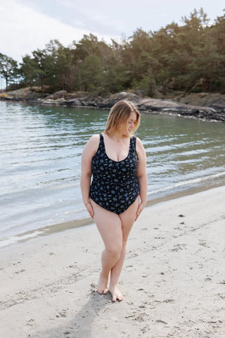 Careless Rhodos badedrakt - Svart - Secret garden