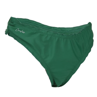 Careless Ruffles bikini string - Mørkegrønn