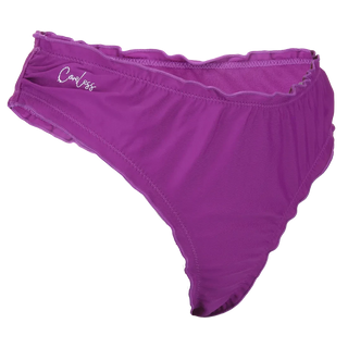 Careless Ruffles bikini string - Mørkelilla