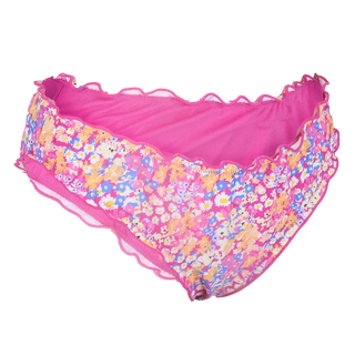 Careless Ruffles bikinitruse -  Mørkerosa - Wildbloom