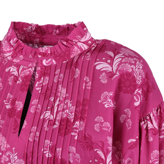 Careless Skjorte Festskjorte - Pink Floral