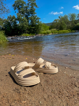 Careless Sko Sara Flops - Beige