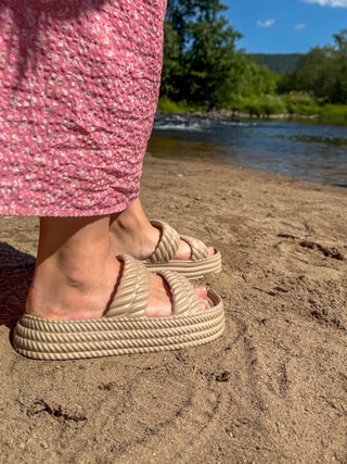 Careless Sko Sara Flops - Beige