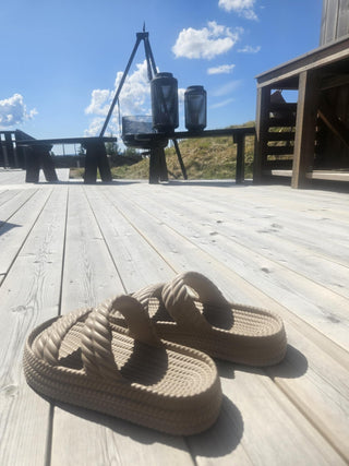 Careless Sko Sara Flops - Beige