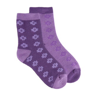 Careless Sokker Maria Ullsokker 2pk - African Violet/Chinese Violet
