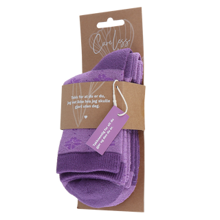 Careless Sokker Maria Ullsokker 2pk - African Violet/Chinese Violet