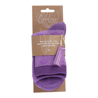 Careless Sokker Maria Ullsokker 2pk - African Violet/Chinese Violet