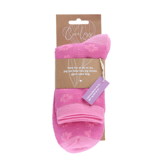 Careless Sokker Maria Ullsokker 2pk - Chateau Rose/Sea Pink