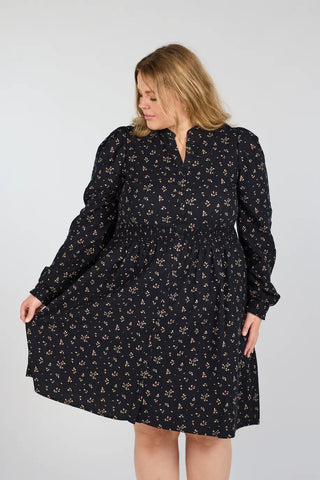 Careless Solveig kjole - Svart