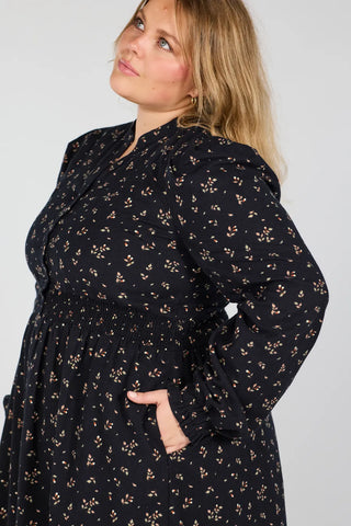 Careless Solveig kjole - Svart