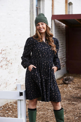 Careless Solveig kjole - Svart