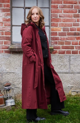 Careless Sonja regnjakke - Burgunder