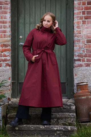 Careless Sonja regnjakke - Burgunder