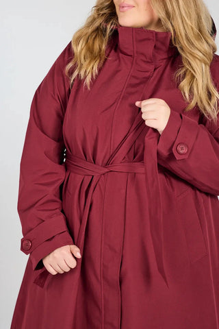 Careless Sonja regnjakke - Burgundy