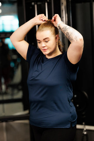 Careless Trenings t-skjorte Active loose fit T-shirt - Navy