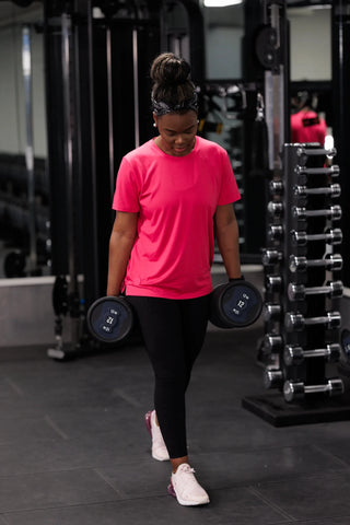 Careless Trenings t-skjorte Active loose fit T-shirt - Pink