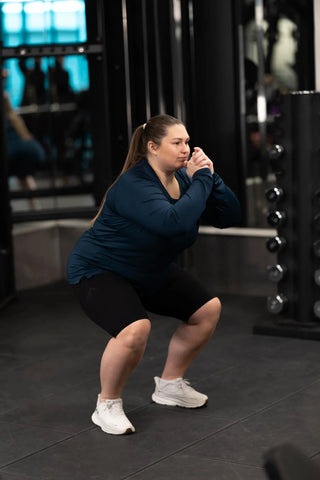 Careless Treningsgenser Active loose fit long sleeve - Navy