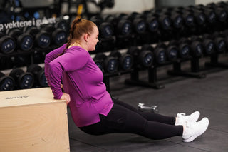 Careless Treningsgenser Active loose fit long sleeve - Violet