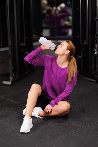 Careless Treningsgenser Active loose fit long sleeve - Violet